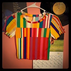 Love Republic Colorful Crop Top